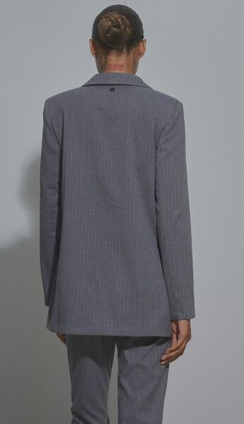 İnce Çizgili Blazer