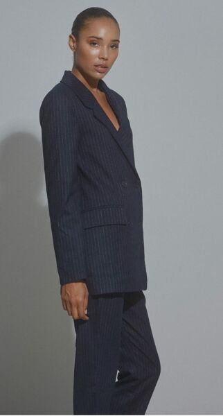 İnce Çizgili Blazer