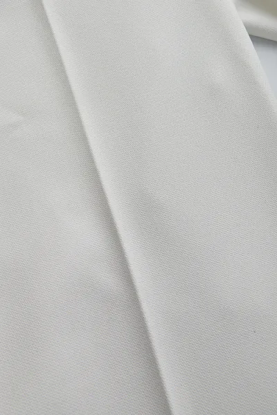 Yüksek Bel Geniş Paçalı Beyaz Pantolon