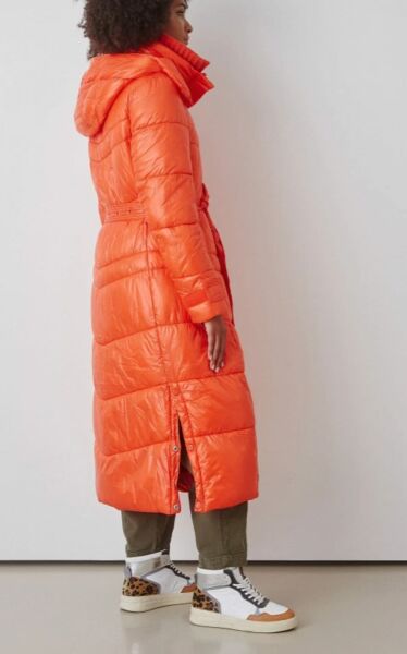 Kemerli Şişme Uzun Kollu Ceket