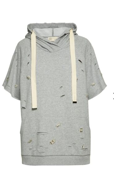 Kapüşonlu pamuklu sweatshirt