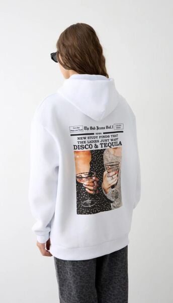 Baskılı sweatshirt