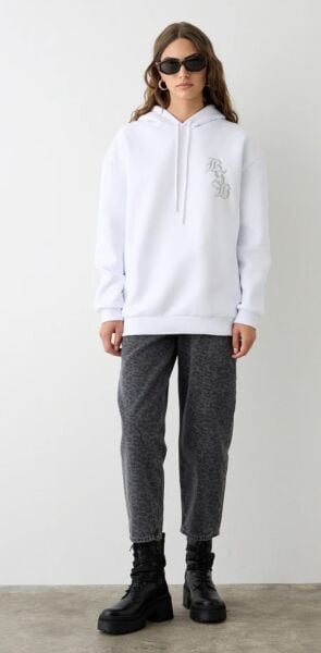 Baskılı sweatshirt