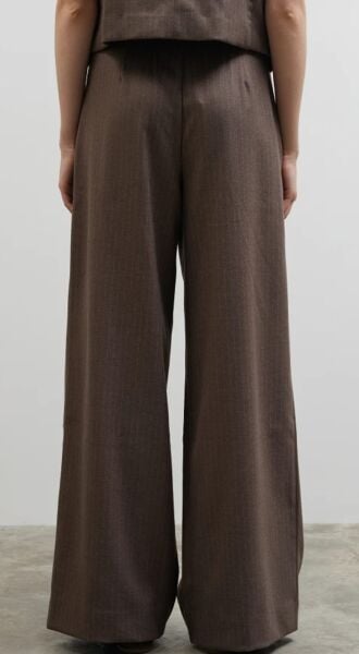 Pileli çizgili pantolon