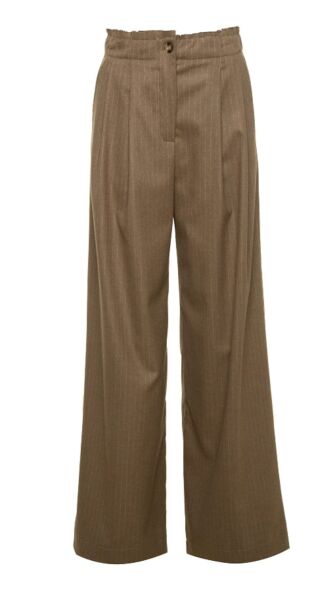 Pileli çizgili pantolon