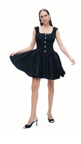 Korse Görünümlü Mini Elbise