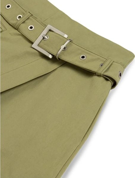 Kemer Detaylı Şort Etek