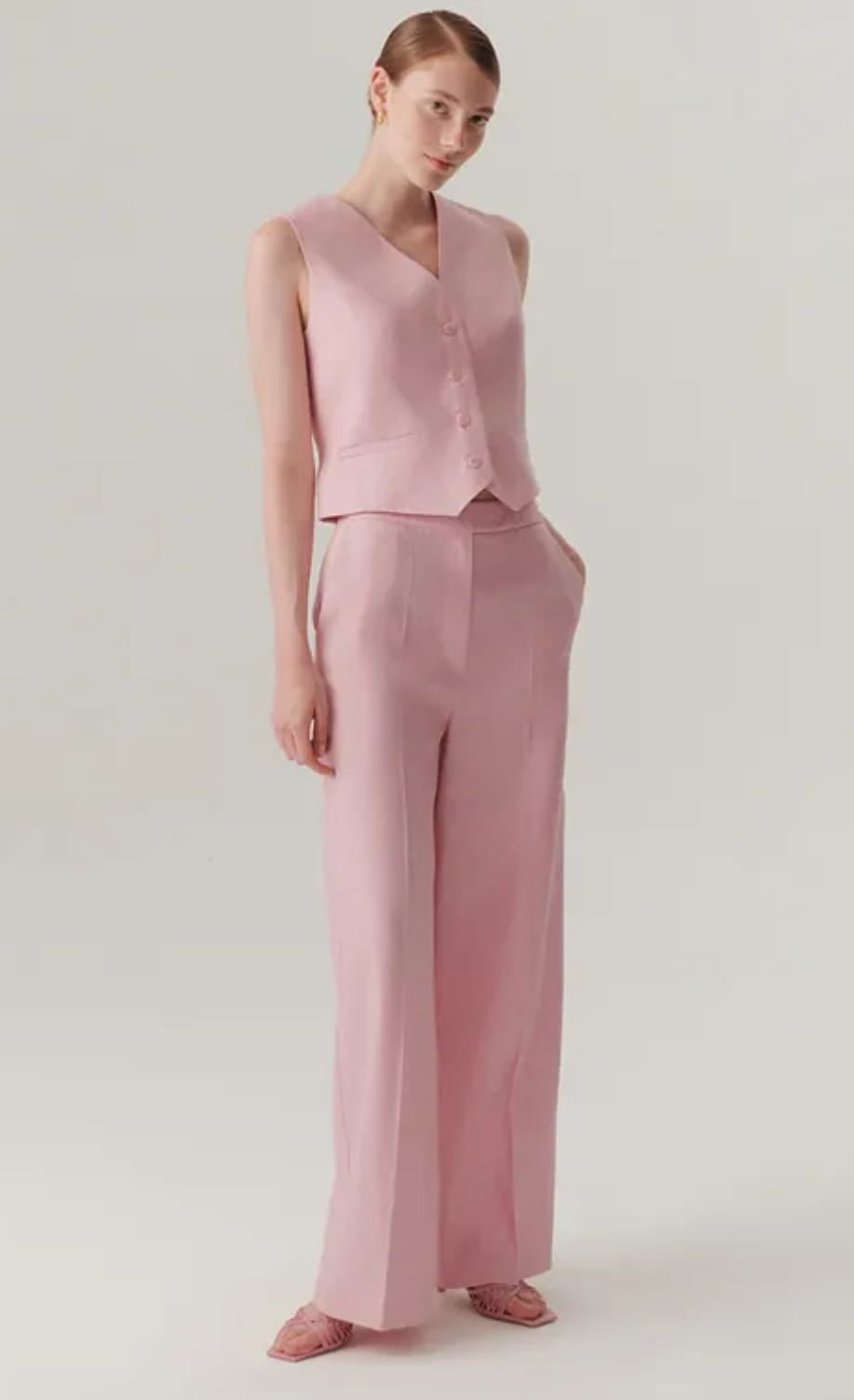 Rahat Kalıp Keten Pantolon