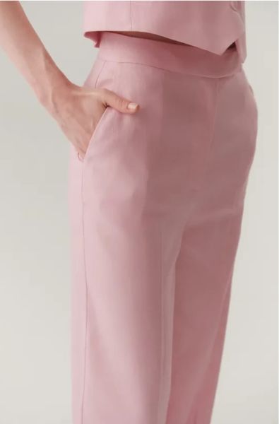 Rahat Kalıp Keten Pantolon