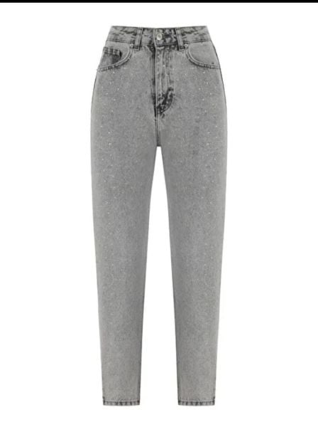 Yüksek Bel Jean Pantolon