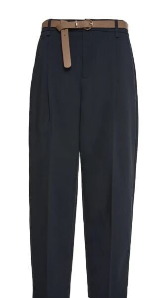 Kemerli bol paça pantolon