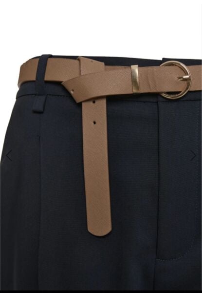 Kemerli bol paça pantolon