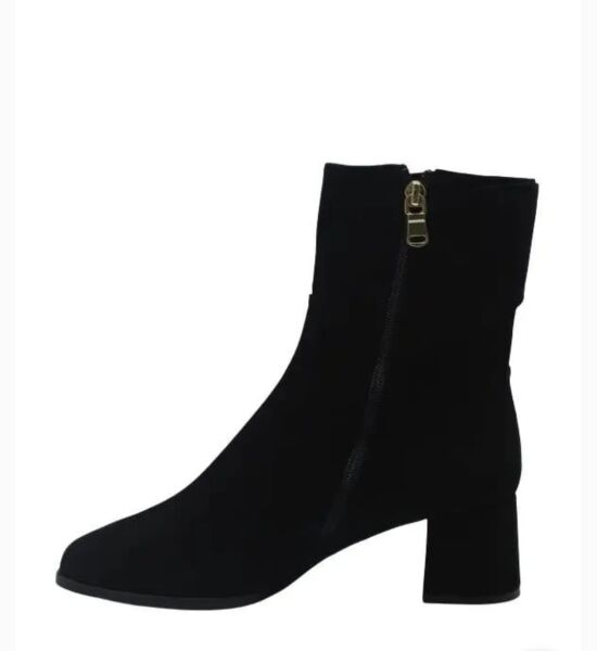 POLETTO HAKİKİ DERİ SIYAH Bot Topuklu 7734 11