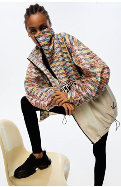 Desenli Oversize Ceket
