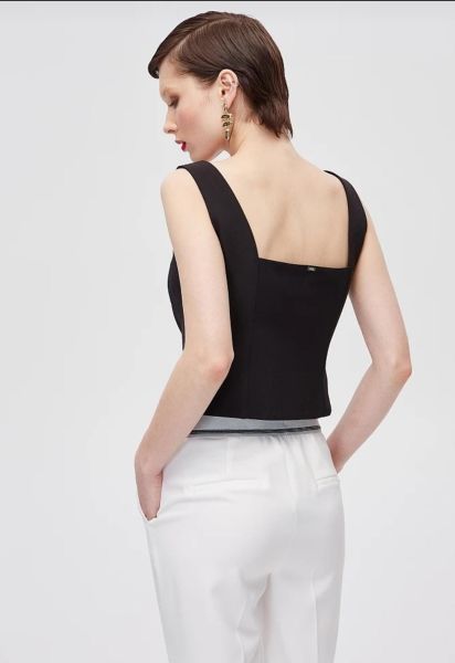 Taşlı Düğmeli Büstiyer