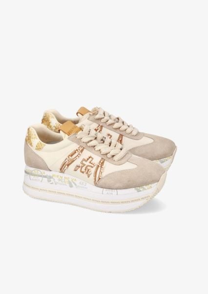 BETH KADIN SNEAKER BEJ-BEYAZ
