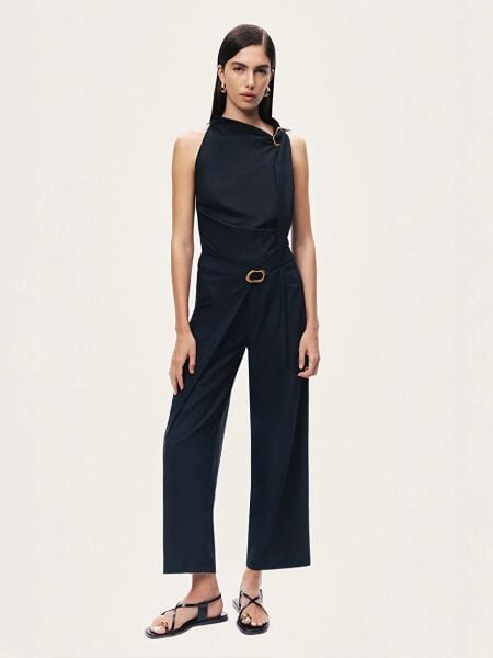 BEL AKSESUAR DETAYLI PANTOLON