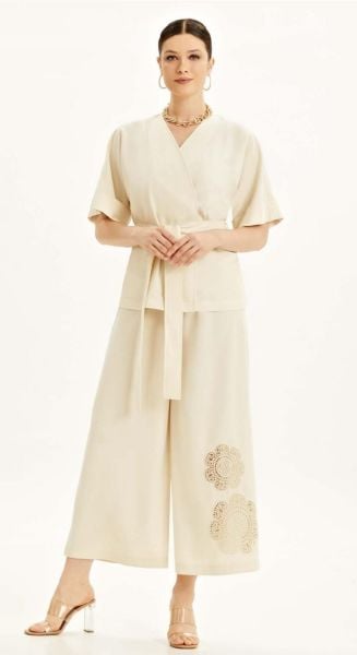 Arkası Nakışlı Kimono Ceket