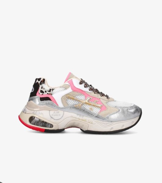 PEMBE-SİYAH KADIN SNEAKER