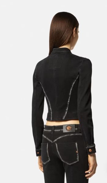 Denim Biker Ceket