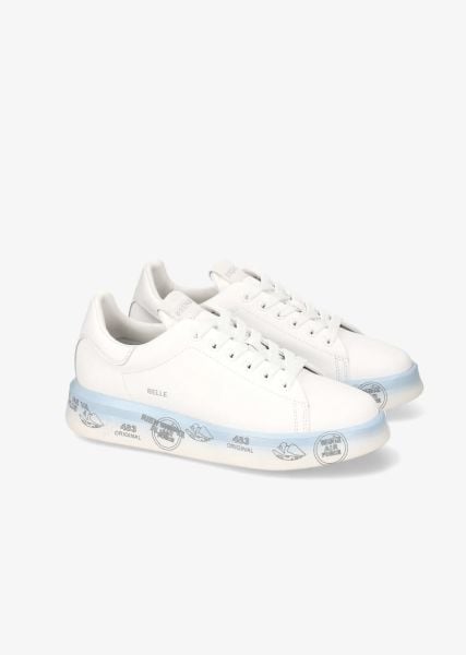 Belle Beyaz-Mavi Kadın Sneaker