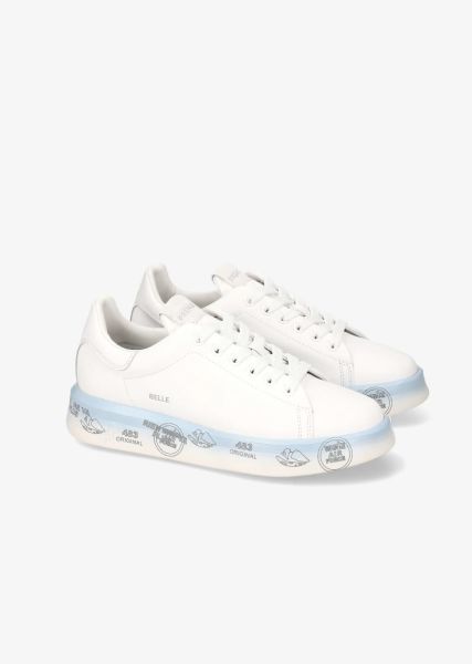 BELLE BEYAZ -MAVİ KADIN SNEAKER