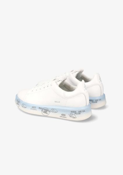 Belle Beyaz-Mavi Kadın Sneaker