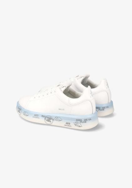 BELLE BEYAZ -MAVİ KADIN SNEAKER