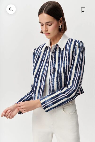 Bisiklet Yaka Vatkalı Gofre Regular Ceket