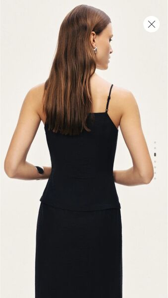 İP ASKILI MİDİ ELBİSE