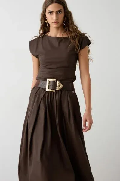 KOLSUZ ASİMETRİK KESİM BLUZ