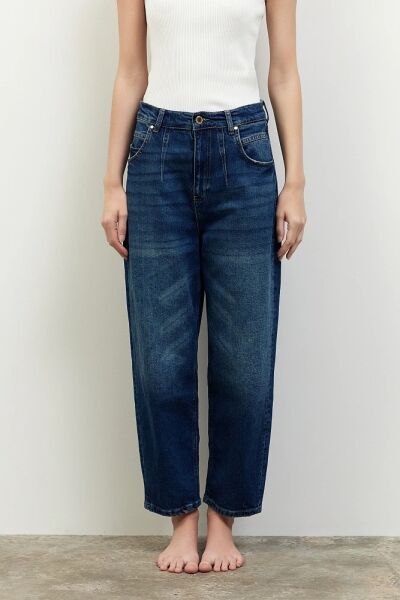 YÜKSEK BEL KADIN JEANS PANTOLON