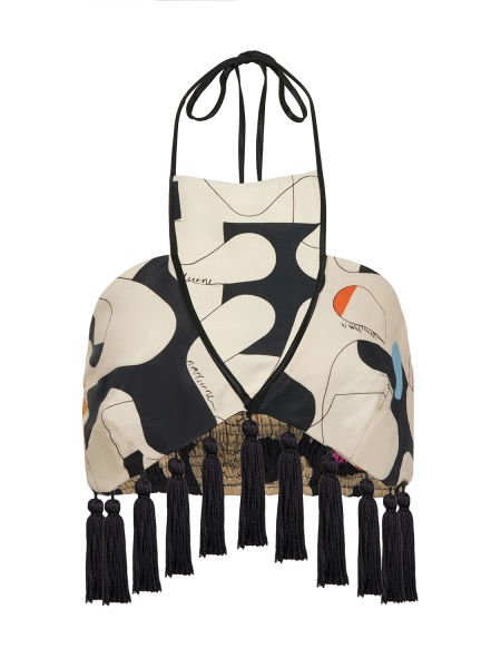 Püskül Detaylı Crop Top