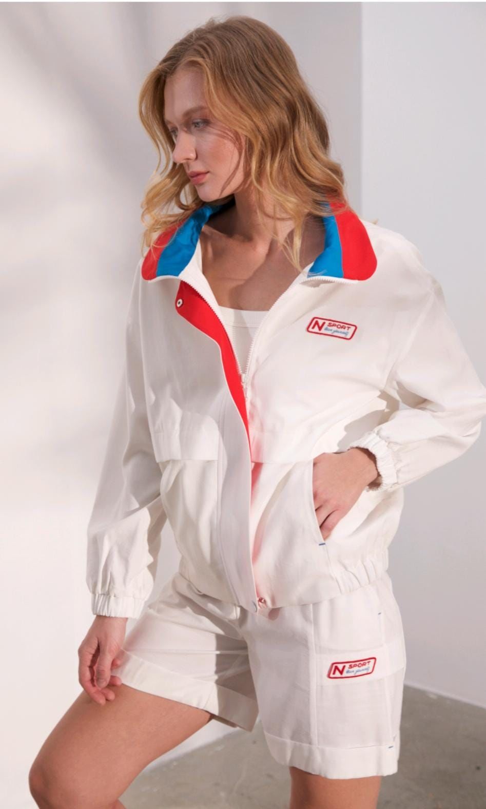 Beli Lastikli Spor Bomber Ceket
