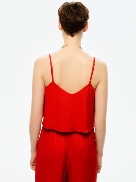 İnce Askılı Crop Top