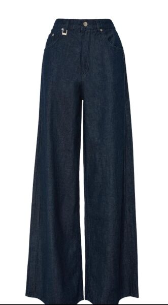 Lexa geniş paçalı kot pantolon