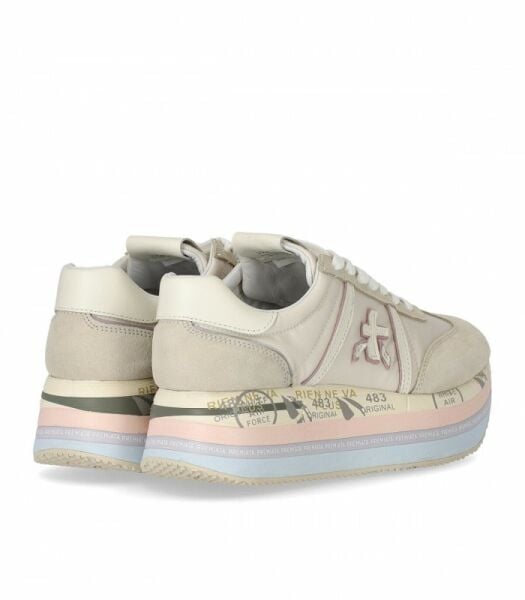 BETH LOGO DETAYLI KADIN SNEAKER-GRİ