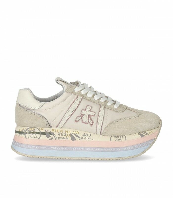 BETH LOGO DETAYLI KADIN SNEAKER-GRİ