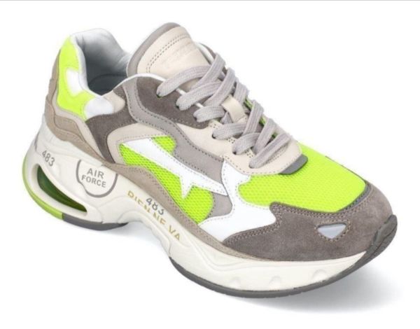 SHARKYD GRİ-YEŞİL LOGO DETAYLI KADIN SNEAKER