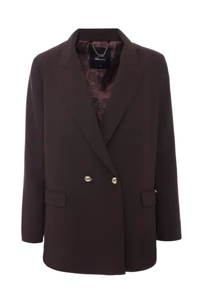 DORE DÜĞME DETAY BLAZER CEKET-ACI KAHVE