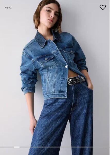 TAŞLI DÜZ KESİM JEAN