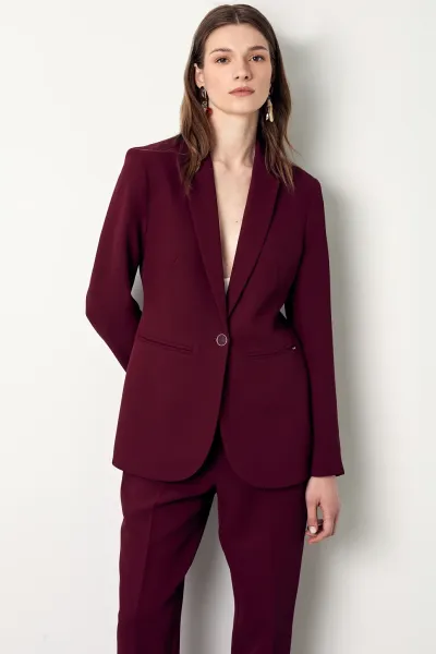 TEK DÜĞMELİ BLAZER CEKET