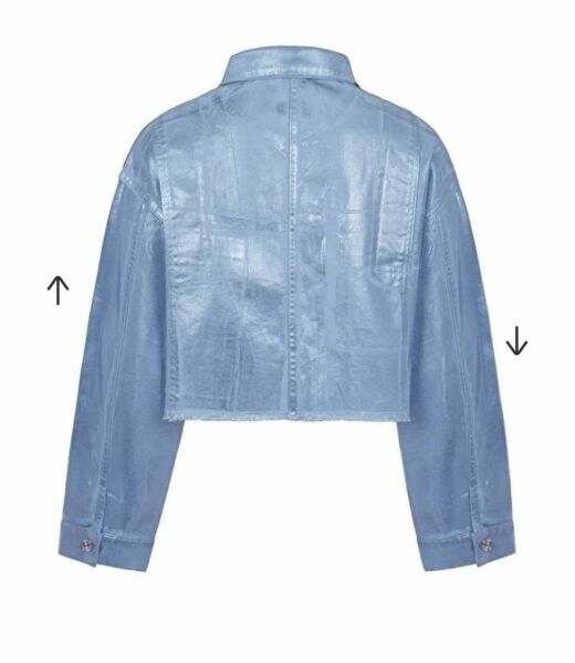 Metalik Denim Ceket