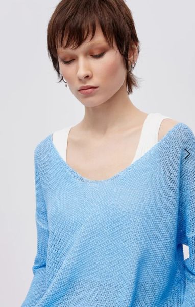 Uzun Kollu Örgü Bluz