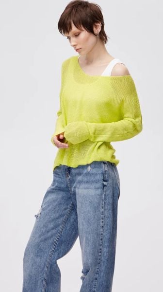 Uzun Kollu Örgü Bluz