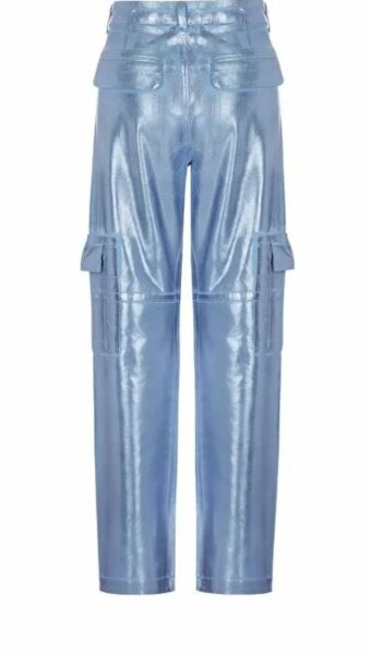 Metalik Denim Pantolon