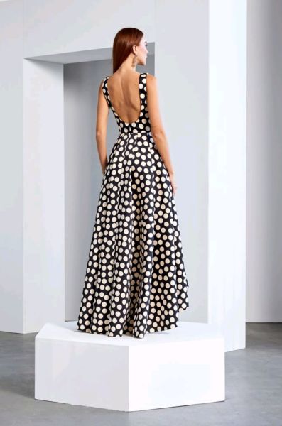 SLEEN PUANTİYELİ UZUN ELBİSE