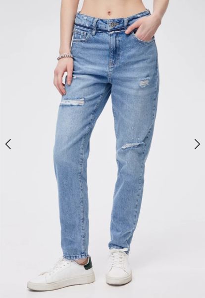 Grace Mom Fit Denim Pantolon