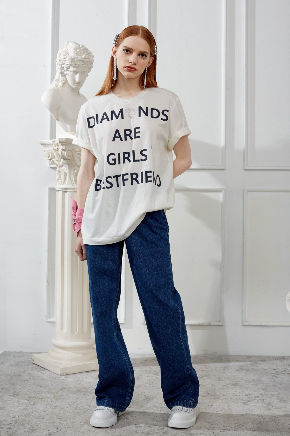 Yazı Detaylı T-shirt
