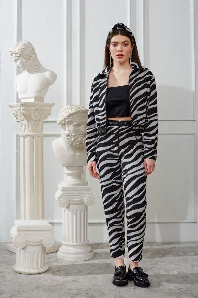 Zebra Desen Ceket